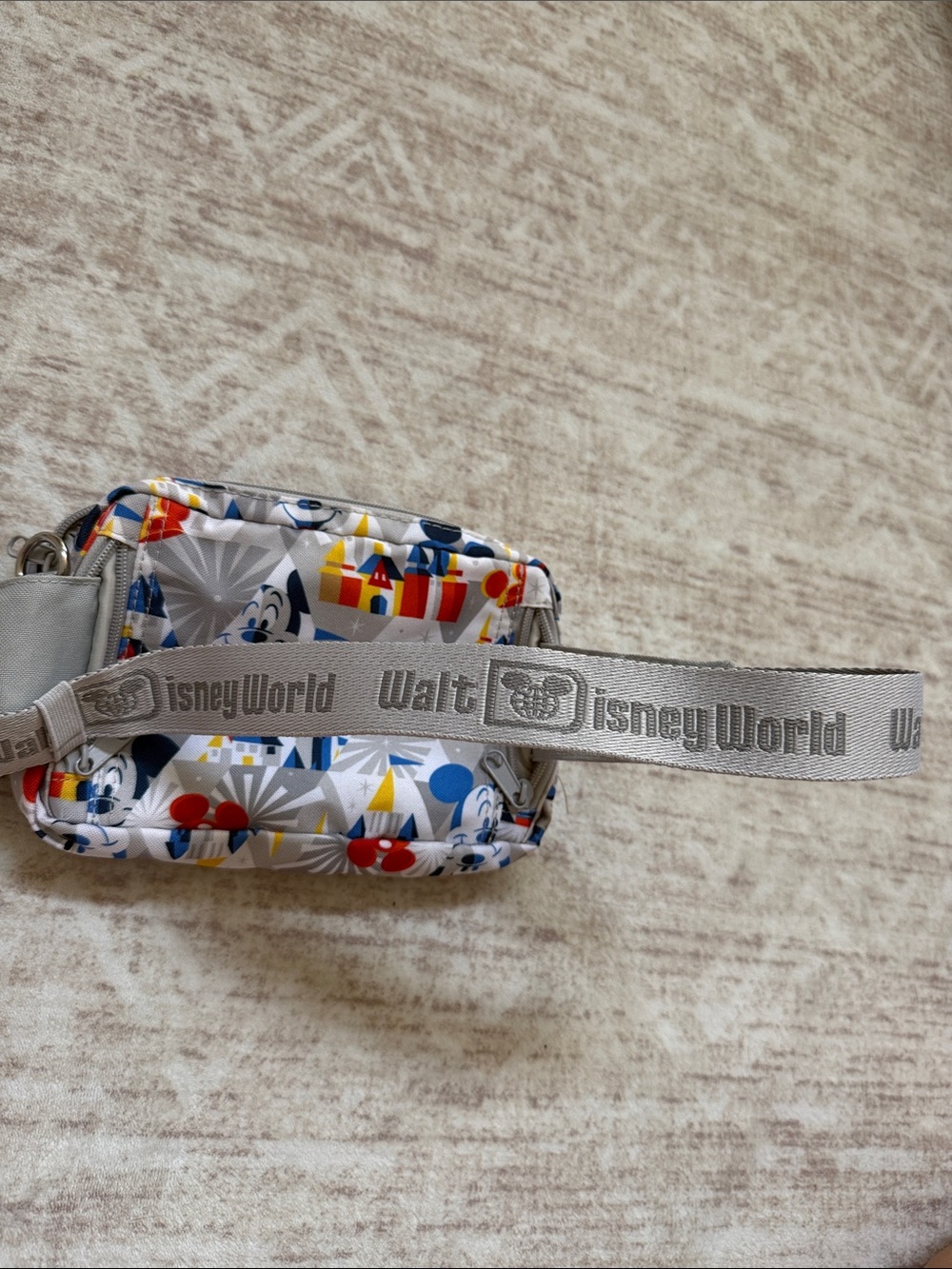 Disney Parks Walt Disney World Mickey Belt Bag Fanny Pack Crossbody Park Icons - Picture 4 of 4